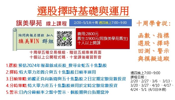 陳文賢老師穩健型投資策略課程:圖片 2